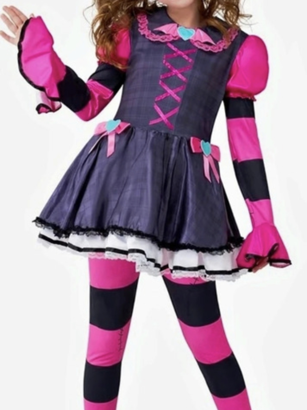 Spooktacular Creations Halloween Creepy Scary Doll Costume for Girls Costume